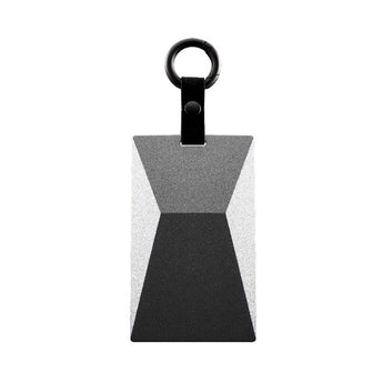 Silver of Cybertruck Inspired Tesla Aluminum Alloy Key Card Holder