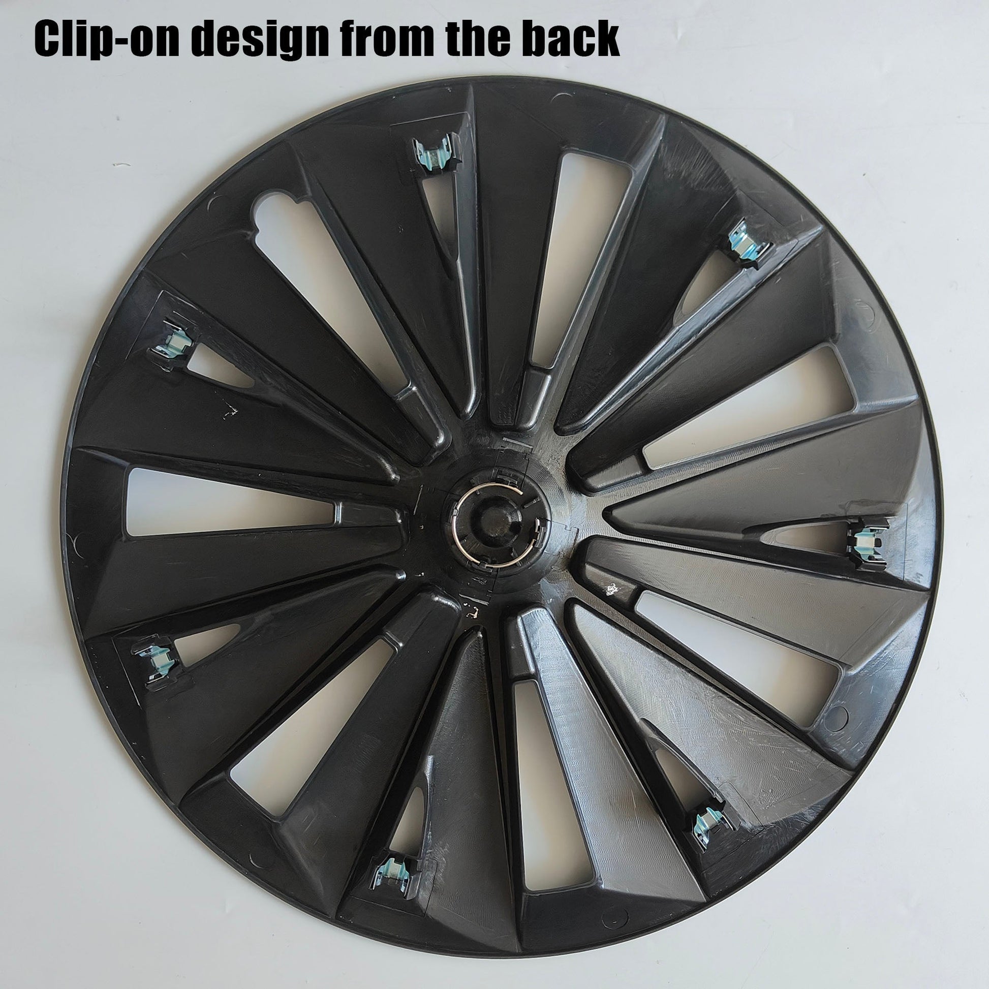 Cyclone-style Hubcaps Wheel Cover For Tesla Model Y 19'' Gemini wheels