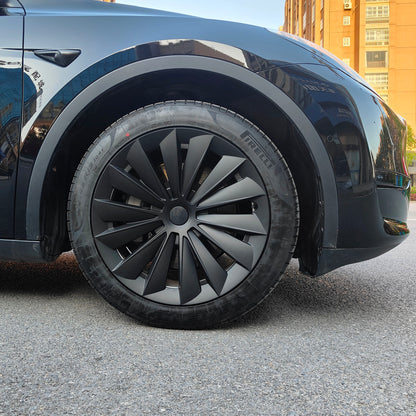 Cyclone-style Hubcaps Wheel Cover For Tesla Model Y 19'' Gemini wheels