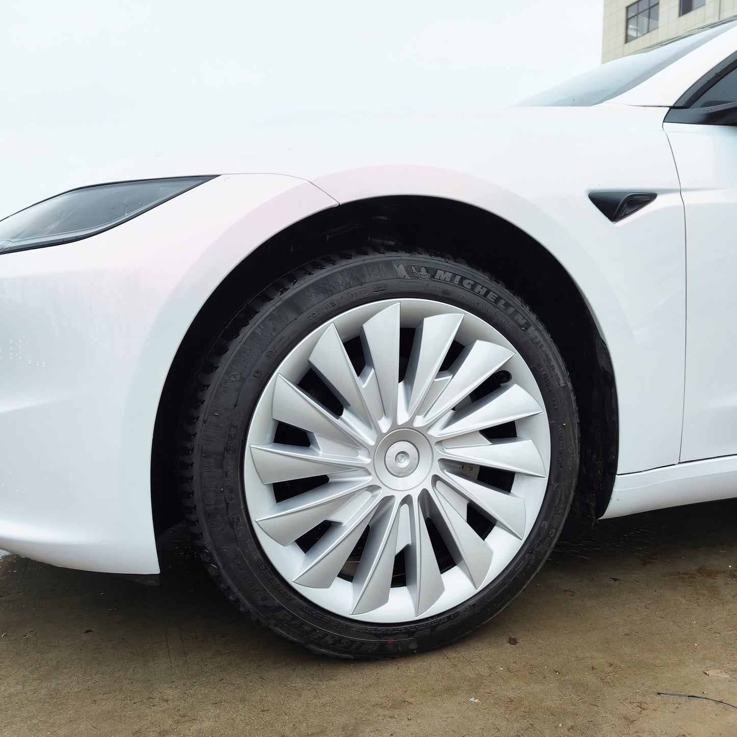 Cyclone Hubcaps For Tesla New Model 3 Highland