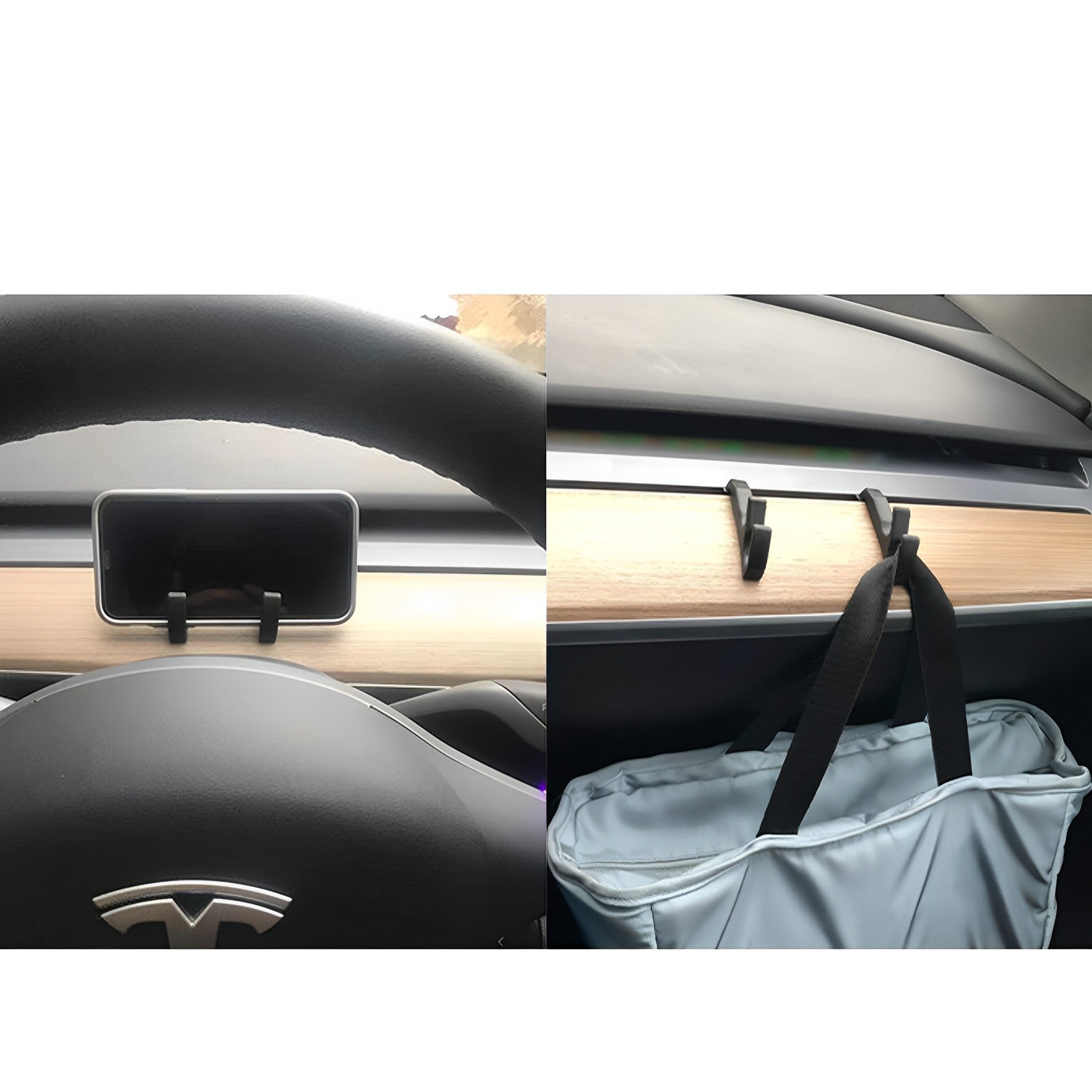 Dashboard Hangers Hook for Tesla Model 3 & Y by Yeslak