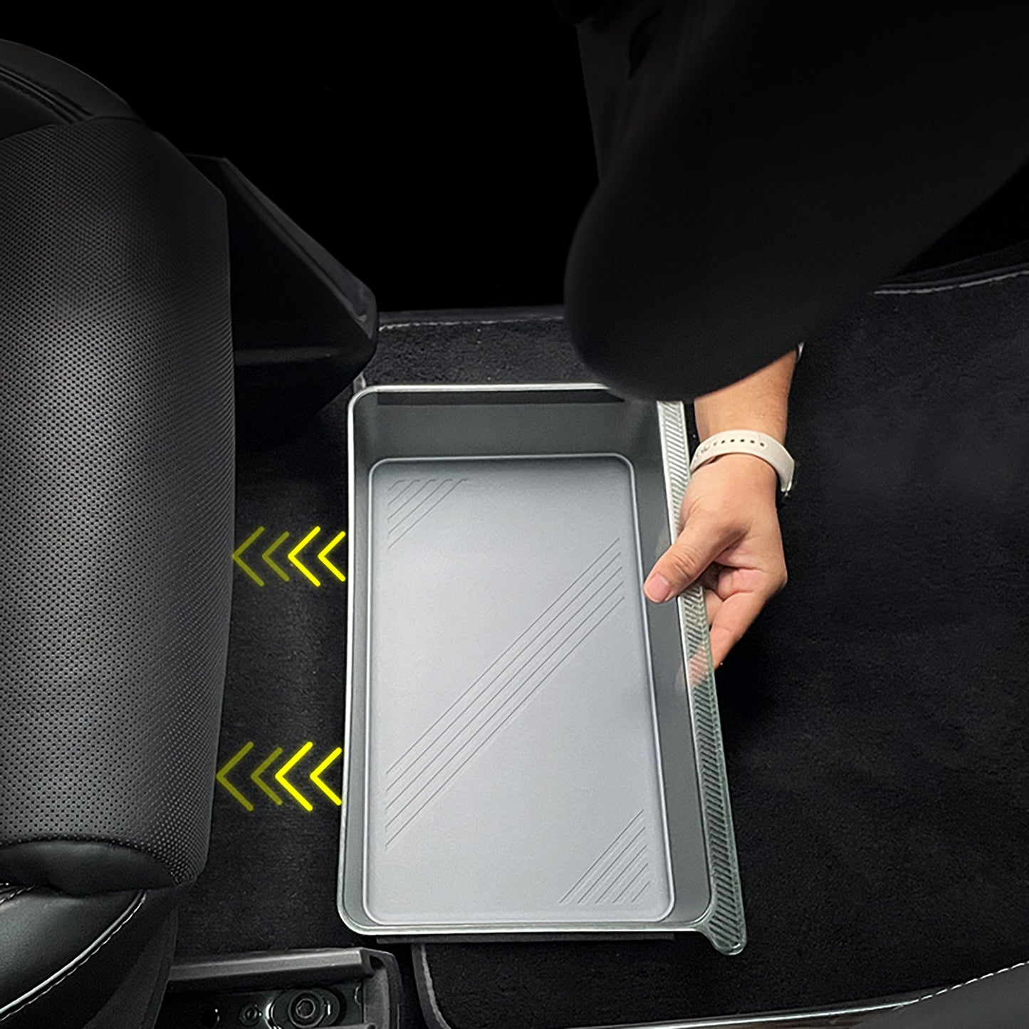 Underseat Storage Box Organizer for Tesla Model X 2021+