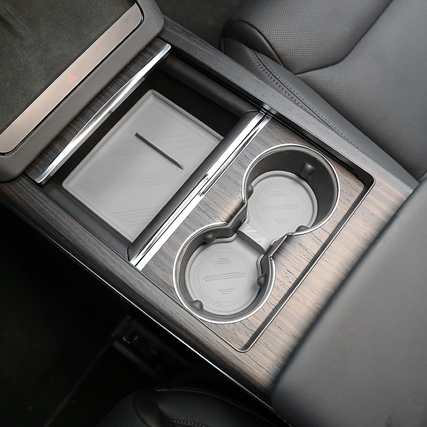 Center Console Storage Trays Cup Holder For Tesla Model X 2021+