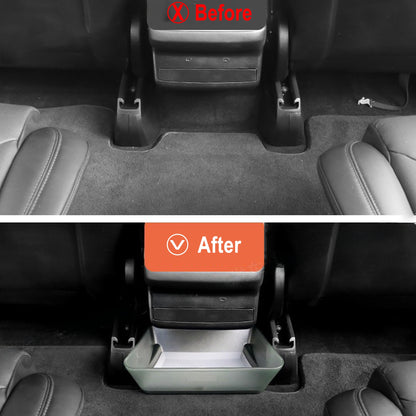 Back Seat Storage Box For Tesla Model X