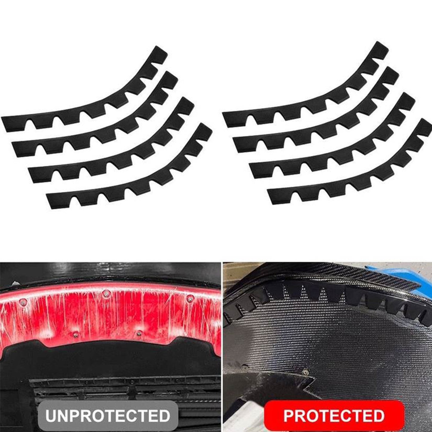 Front Bumper Skid Plate Scrape Guard for Tesla Model S3XY