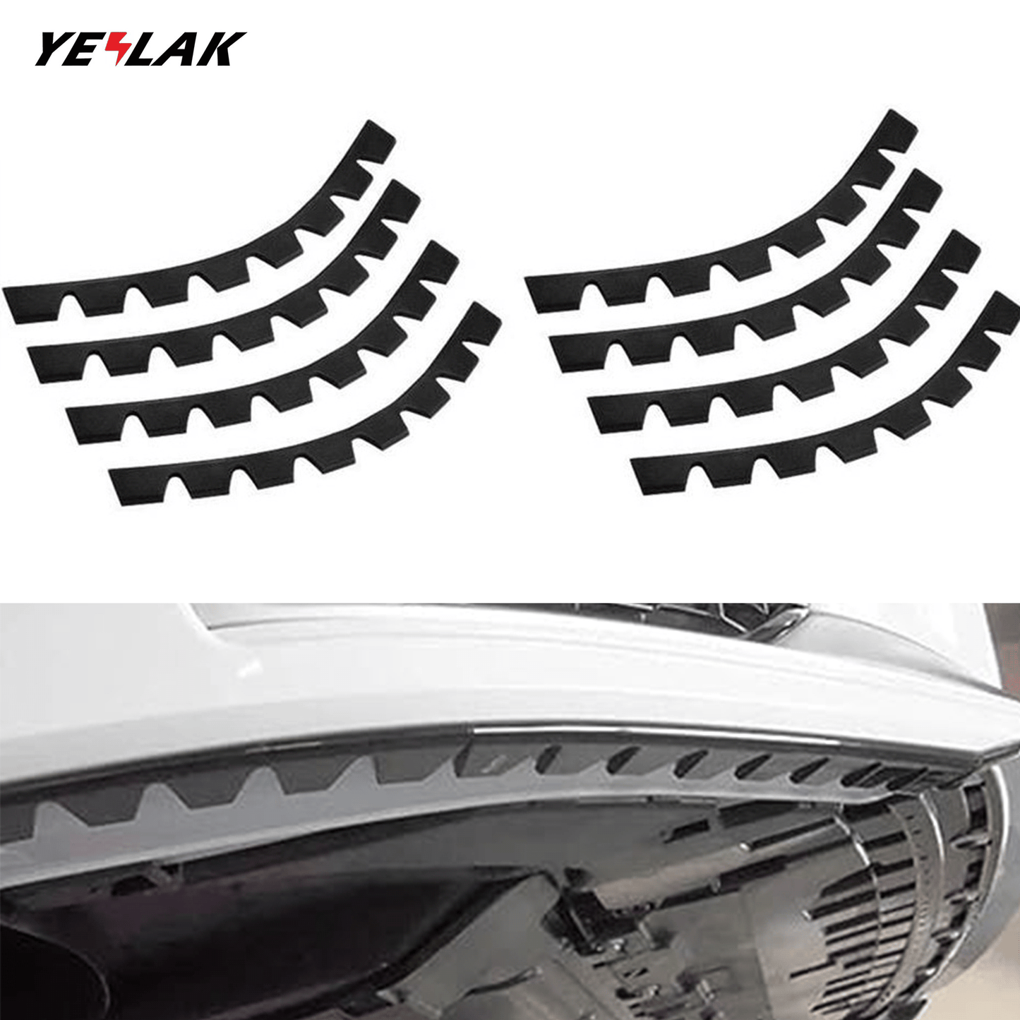 Front Bumper Skid Plate Scrape Guard for Tesla Model S3XY