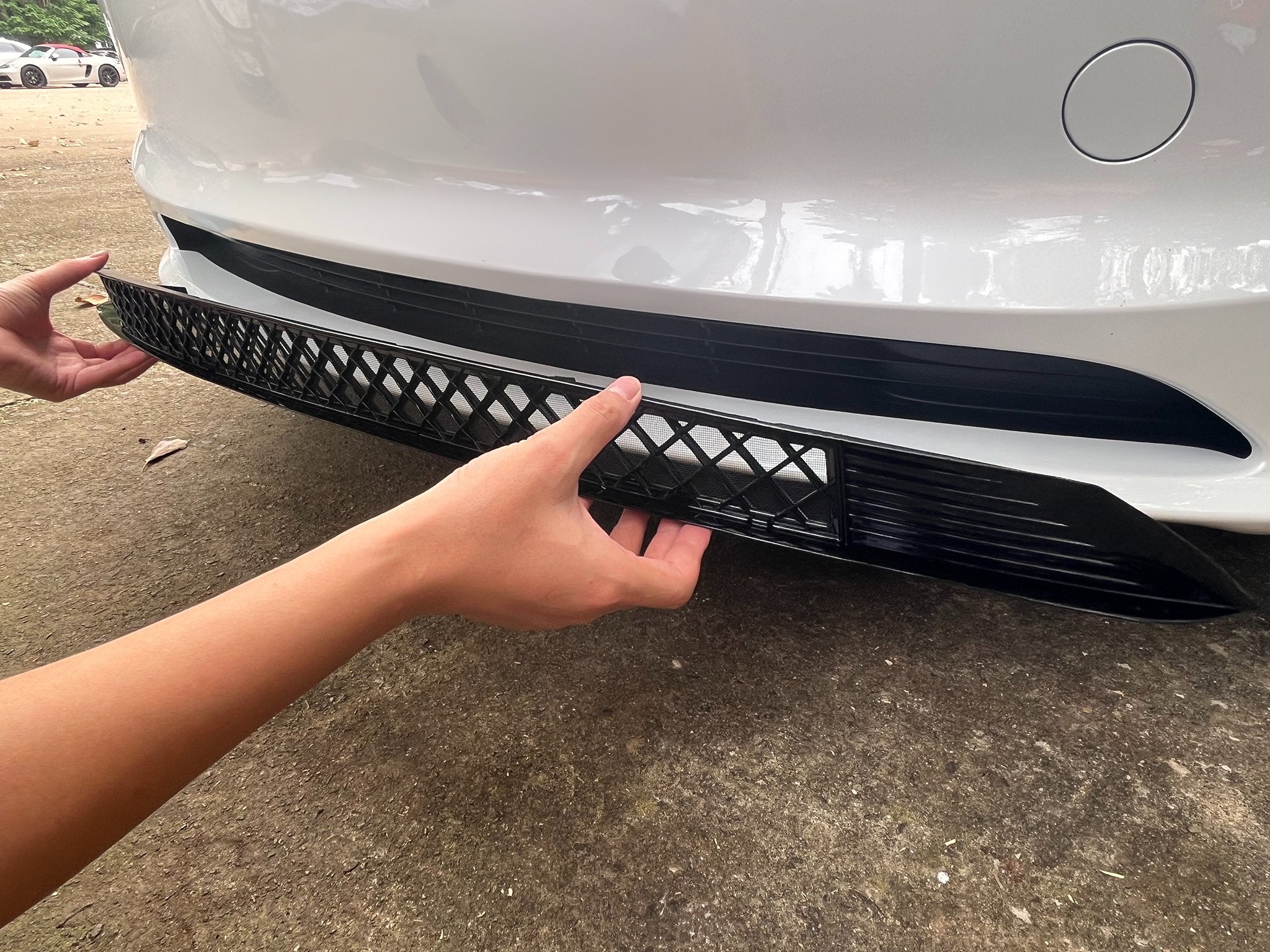 Bumper Insert Front Bumper Grille Insert for 2024+ Tesla Model 3 Highland – Custom F ...