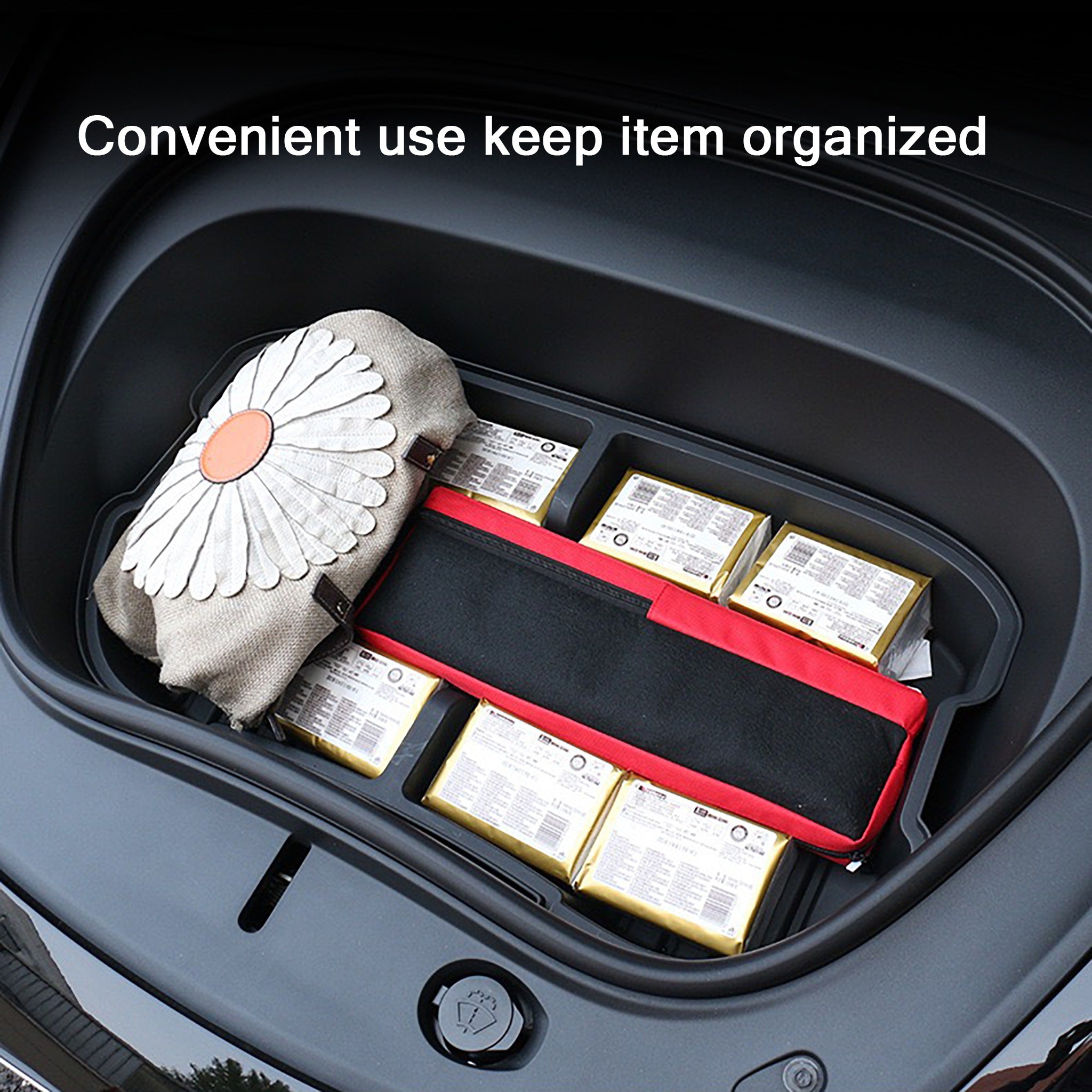 Front Trunk Storage Organizer Box for Tesla Model 3 Highland