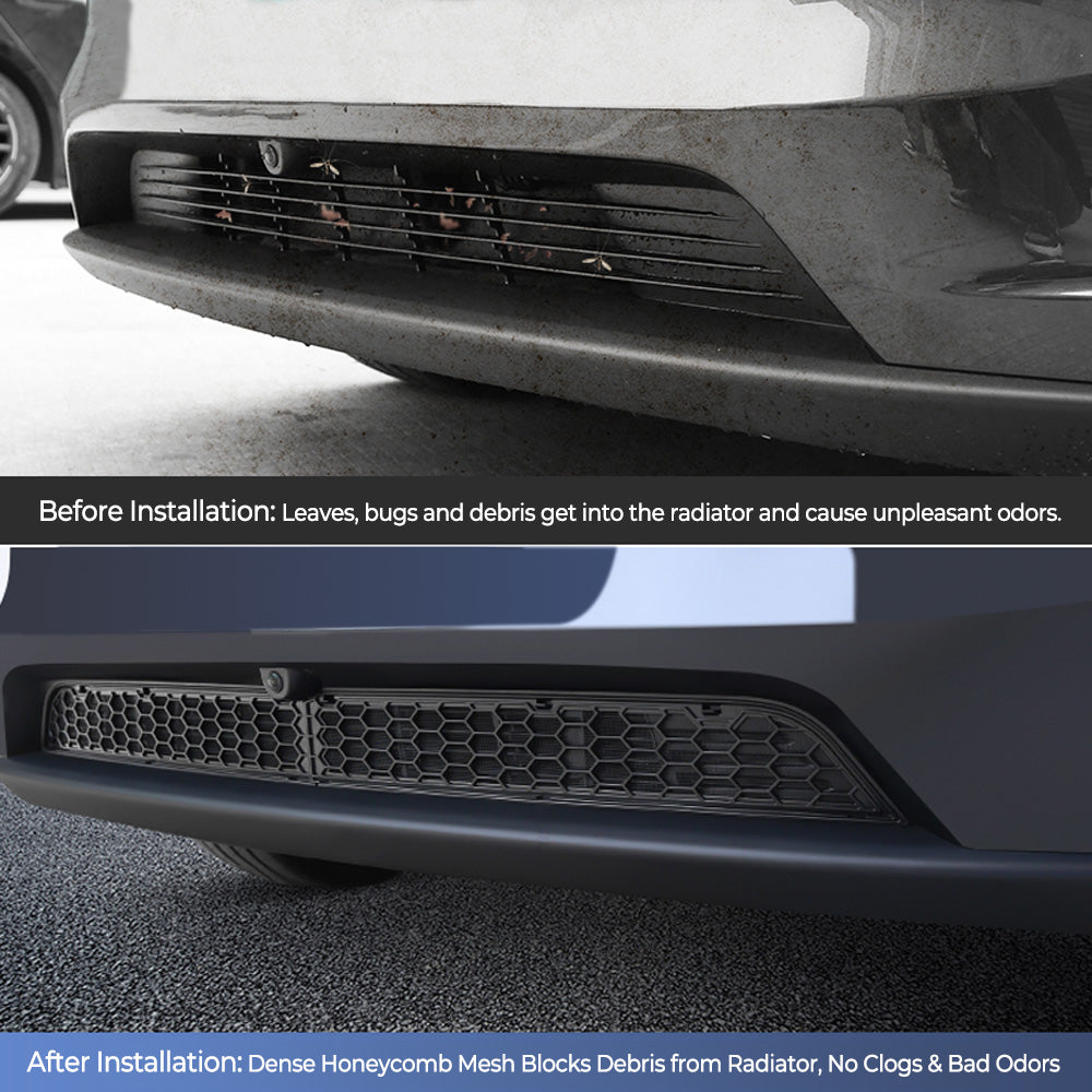 Front Bumper Grille Mesh Insect Protection for 2026 Tesla Model YL | S ...