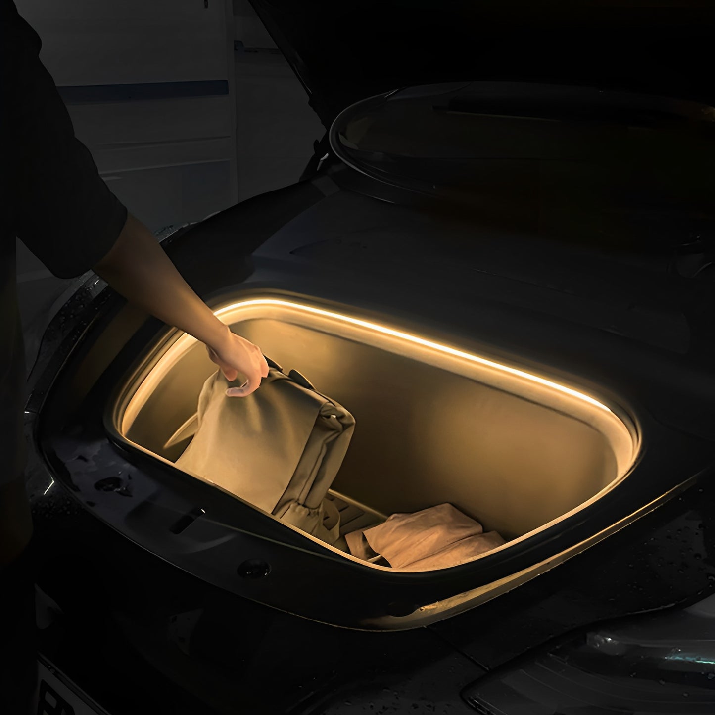 Front Trunk LED Light Strip ambient light For Tesla Model 3 & Y by Yeslak