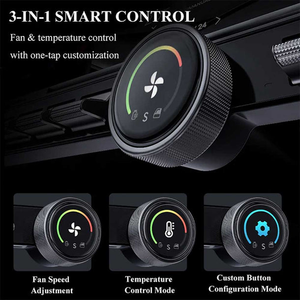 Gen 3.0 Multifunction Physical Buttons Control Knob for Tesla Model 3/Y ...