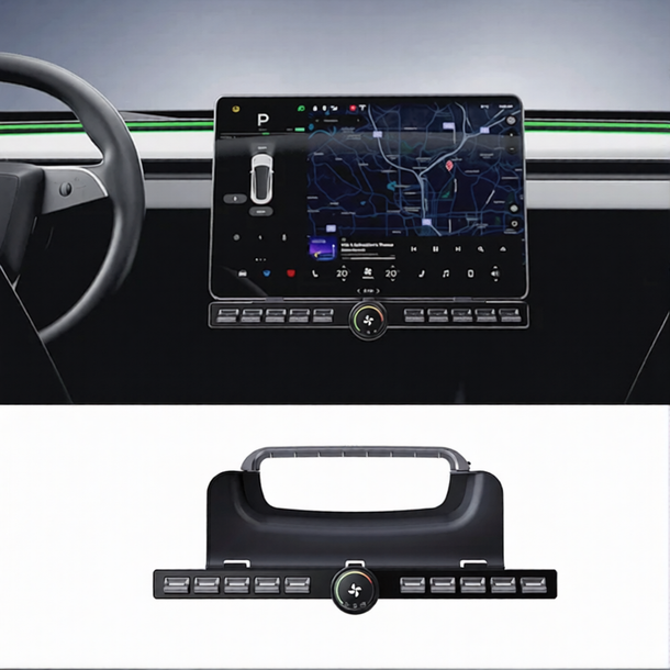 Gen 3.0 Multifunction Physical Buttons Control Knob for Tesla Model 3/Y ...