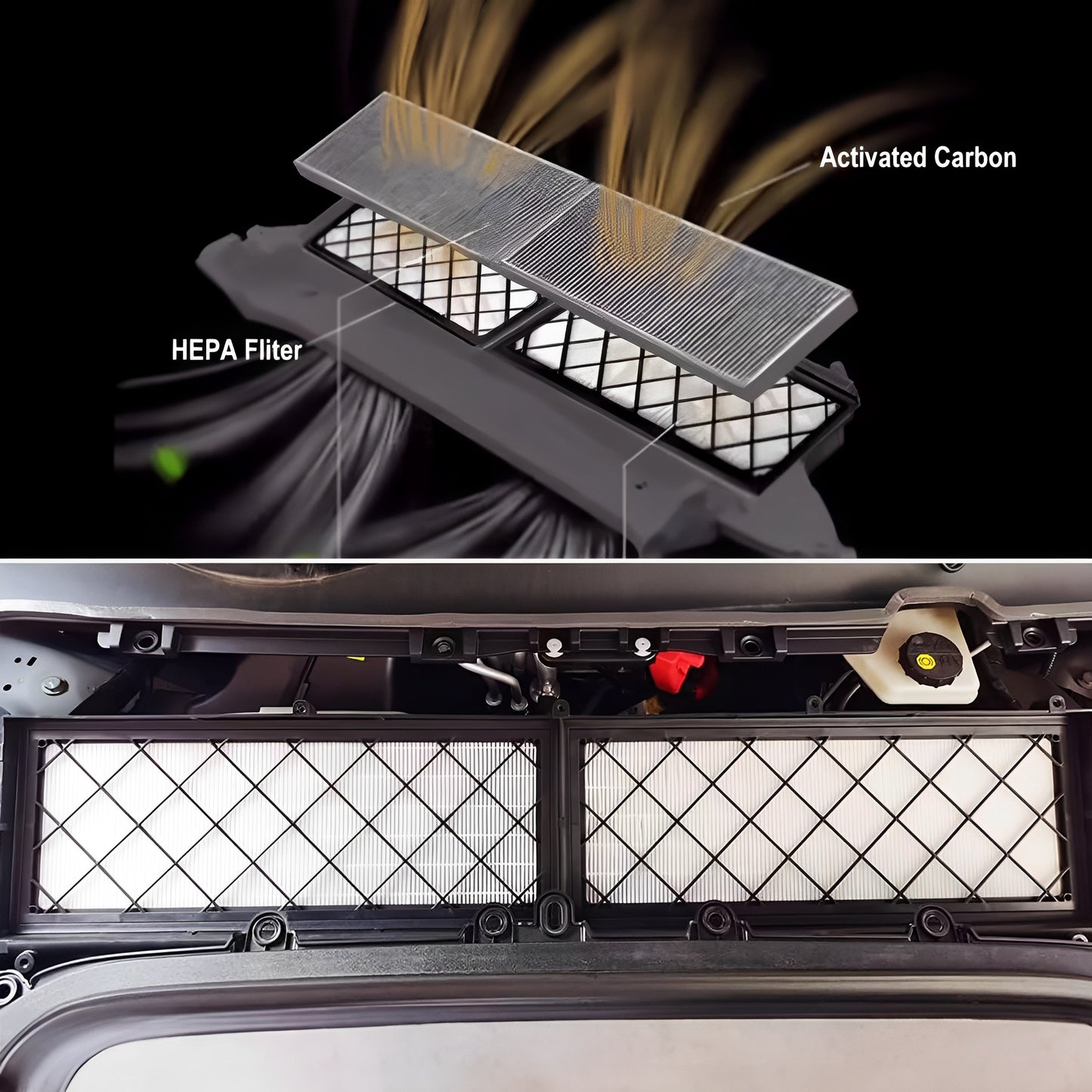 HEPA Air Intake Filters for Tesla Model Y