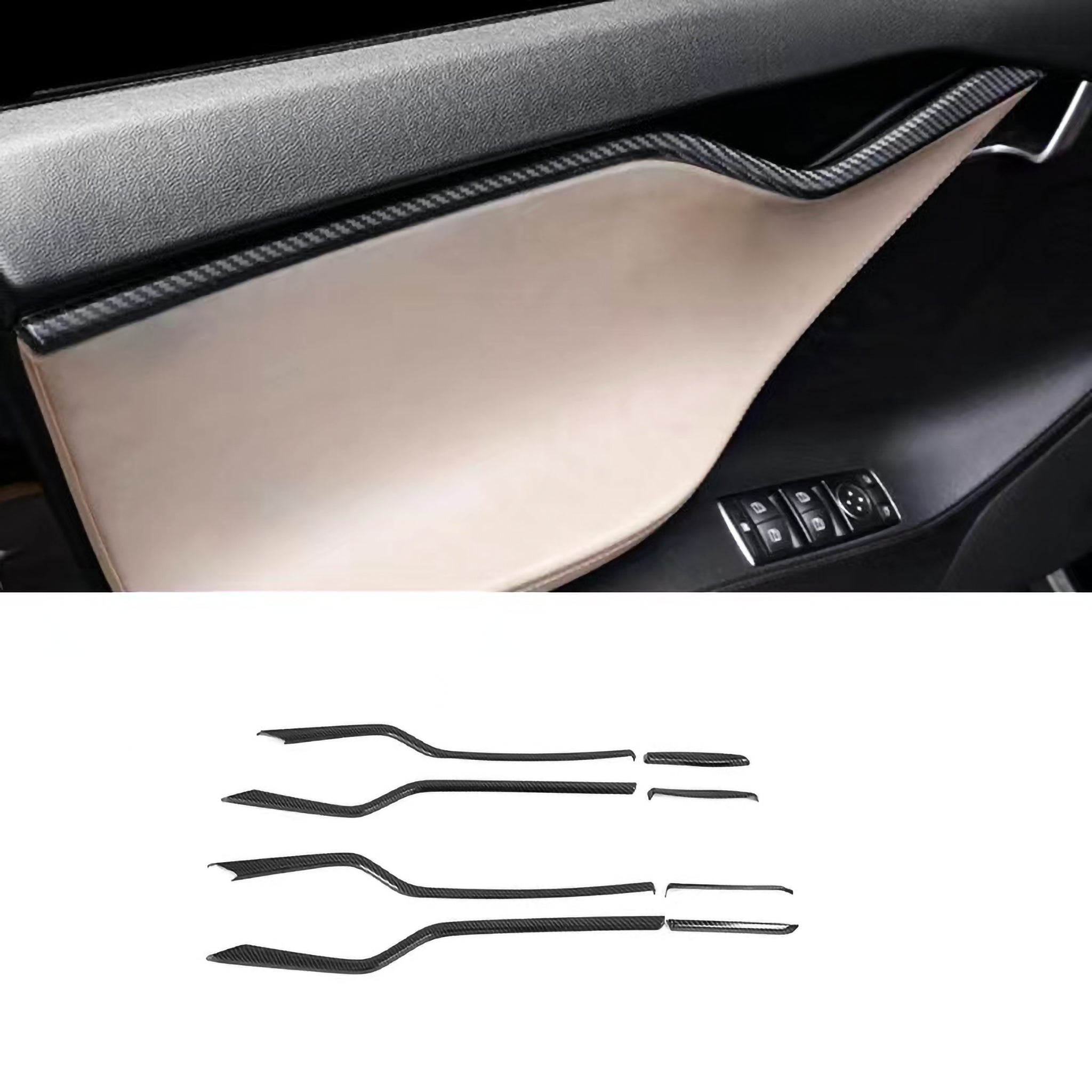 Interior Door Trim For Pre-Refresh Model S 2012-2021