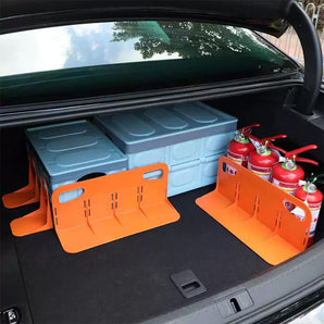 L-Shape Trunk Cargo Organizer Blocks for Tesla Model 3/S/X/Y | Cargo Box Divider & Storage Fixer