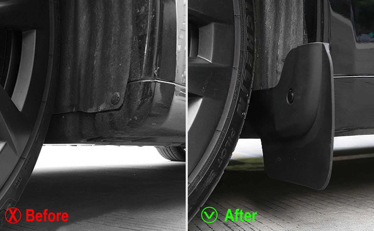 Mud Flaps Set For Tesla Model S 2021+