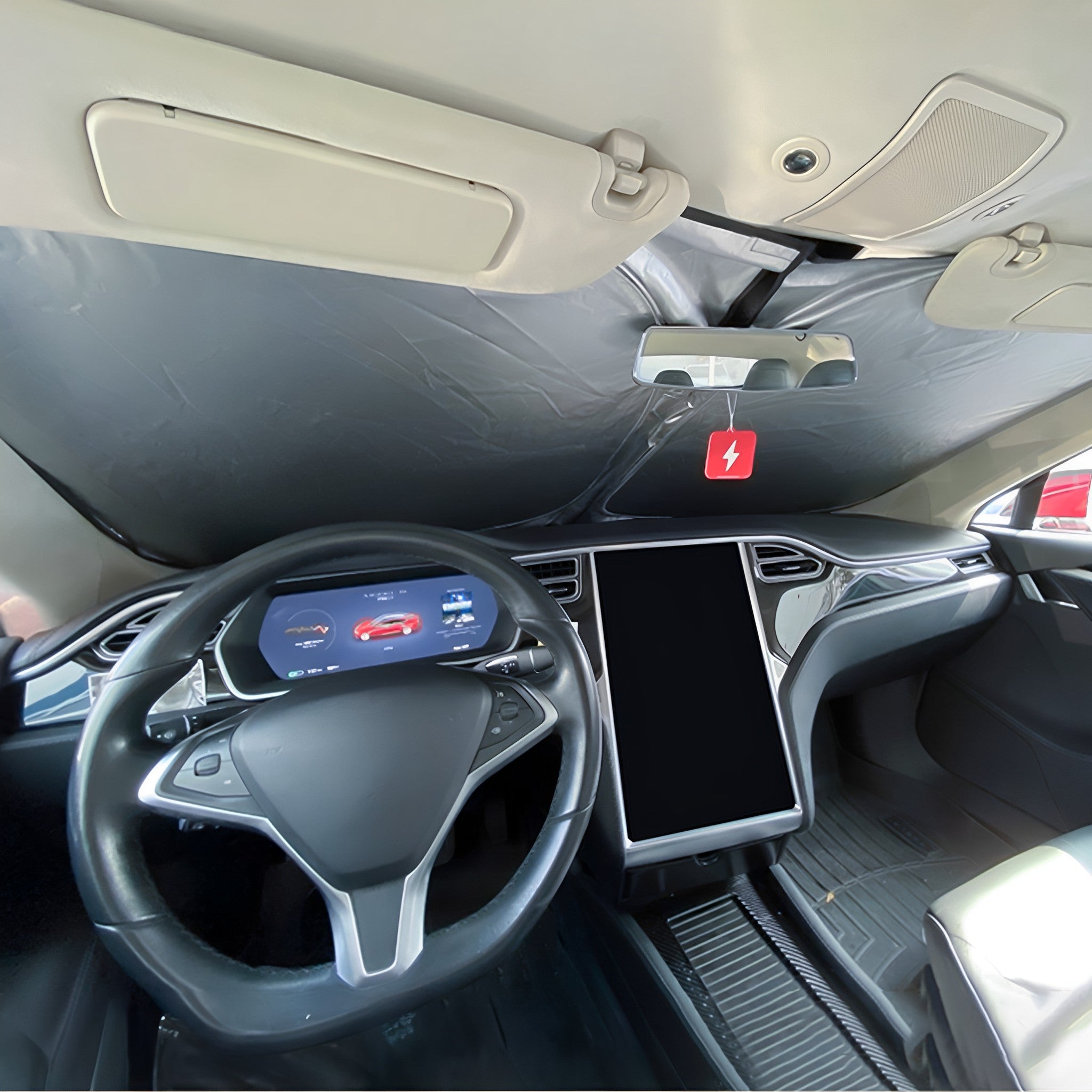 Windshield Glass Sunshade For Tesla Model S