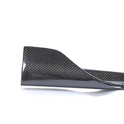 Tesla Model Y Carbon Fiber V-Style Side Skirts
