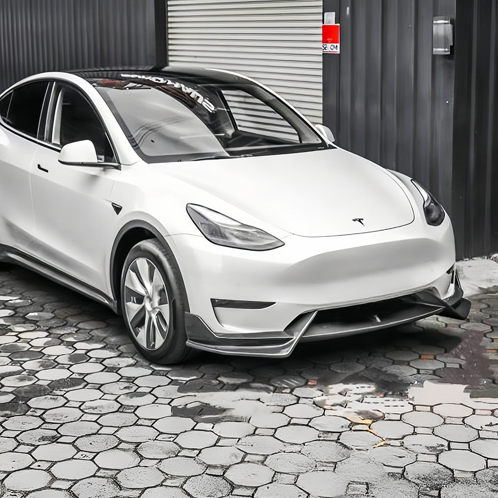 Model Y Front Lip Spoiler Body Kit - Premium Aerodynamic Upgrade with UV-Resistant ABS (2020-2025)