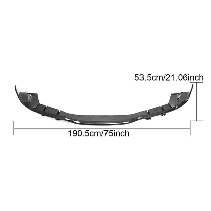 Tesla Model Y V-Style Rear Diffuser Real Carbon Fiber