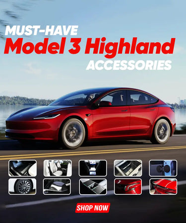 Carbonfaser-Armaturenbrettabdeckung für Tesla Model 3 Highland (2024) –  Hills