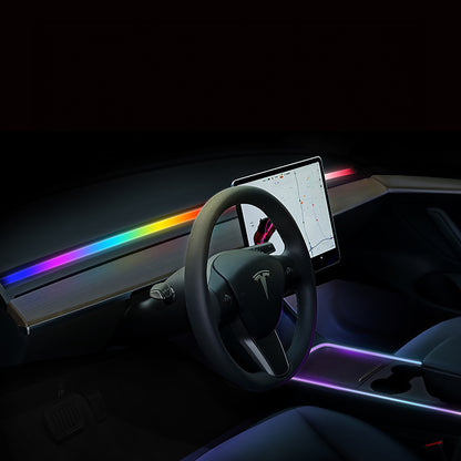 Neon Ambient Lighting For Tesla Model Y/3