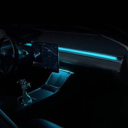 Neon Ambient Lighting For Tesla Model Y/3