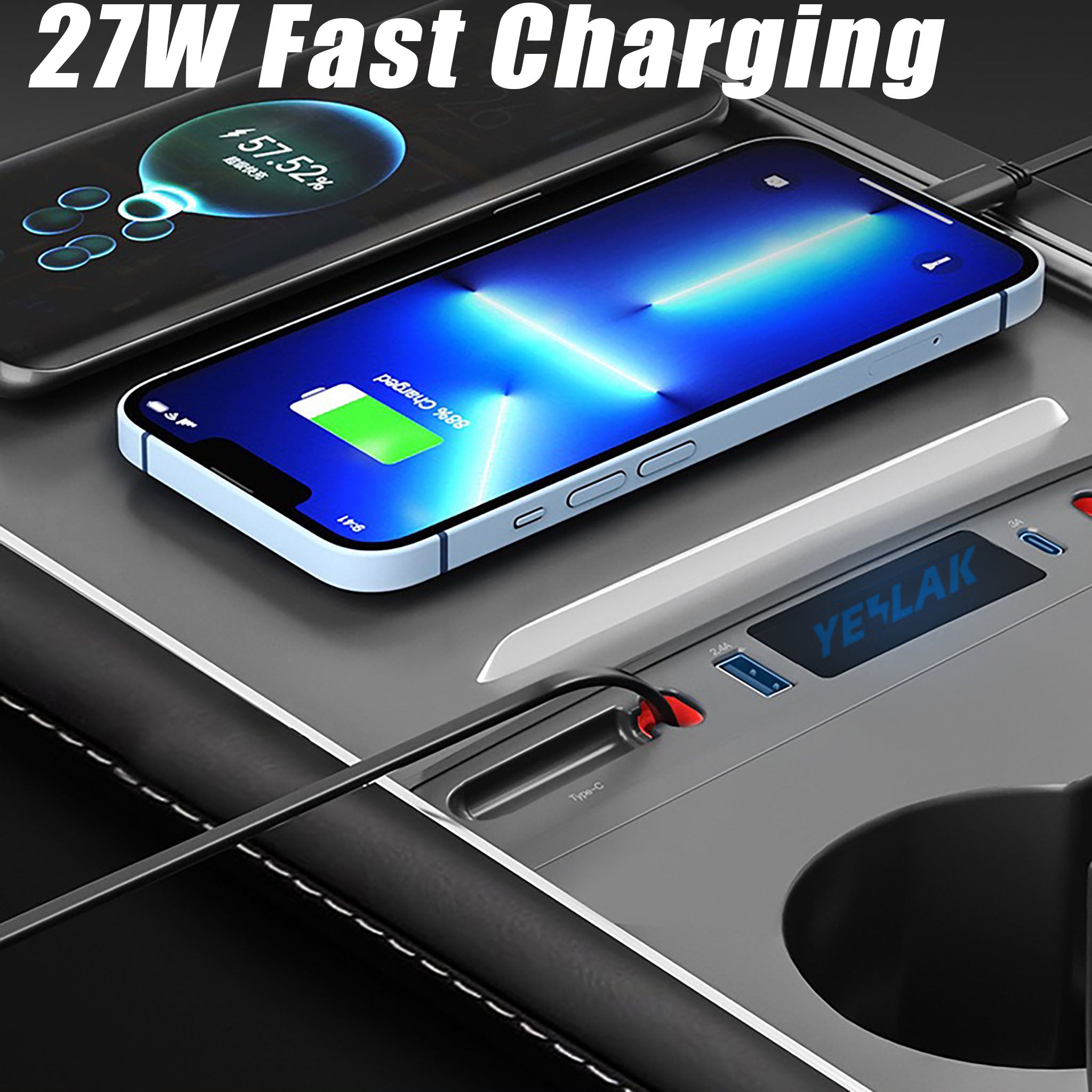 2023 New Upgrade USB Hub For Tesla Model 3&Y