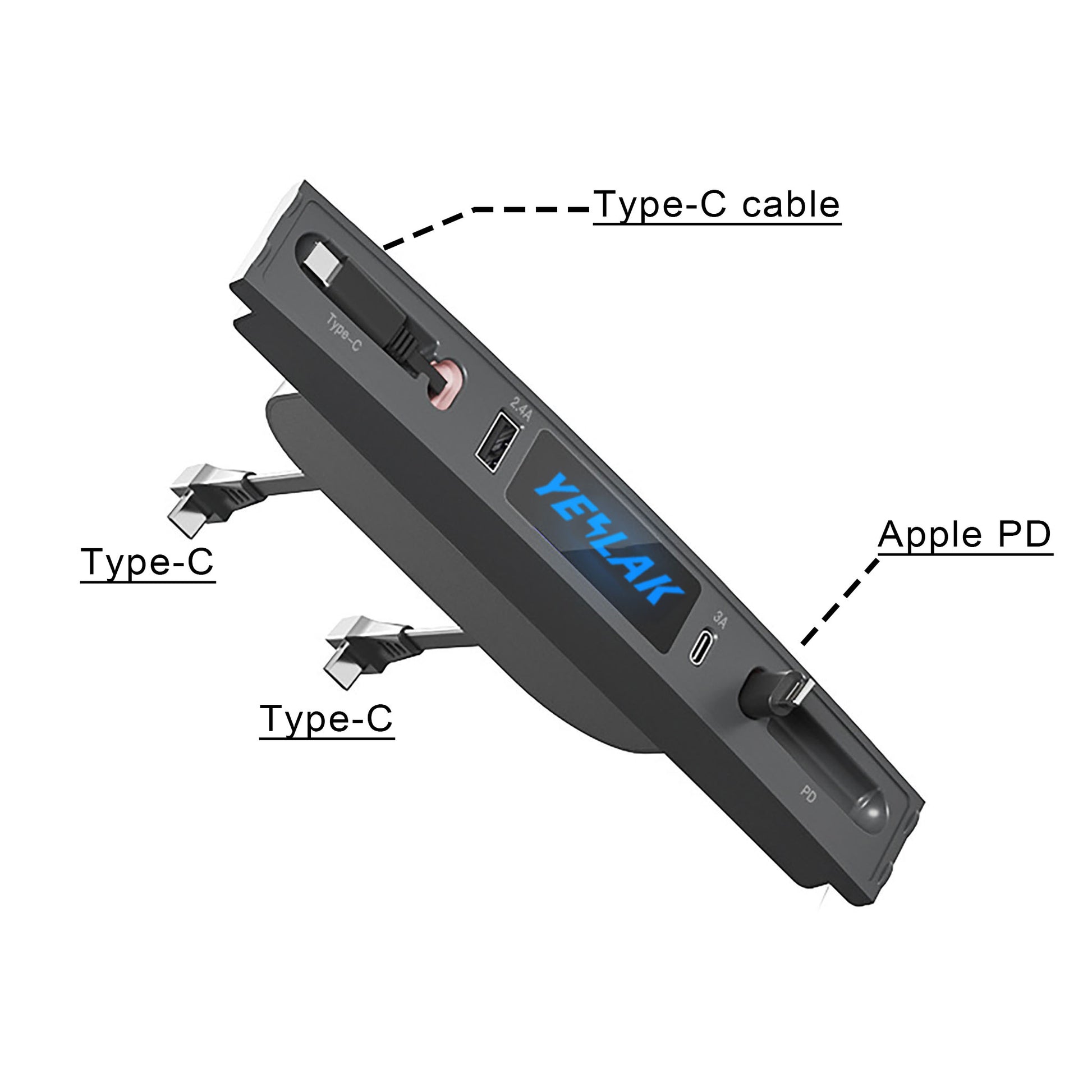 2023 New Upgrade USB Hub For Tesla Model 3&Y