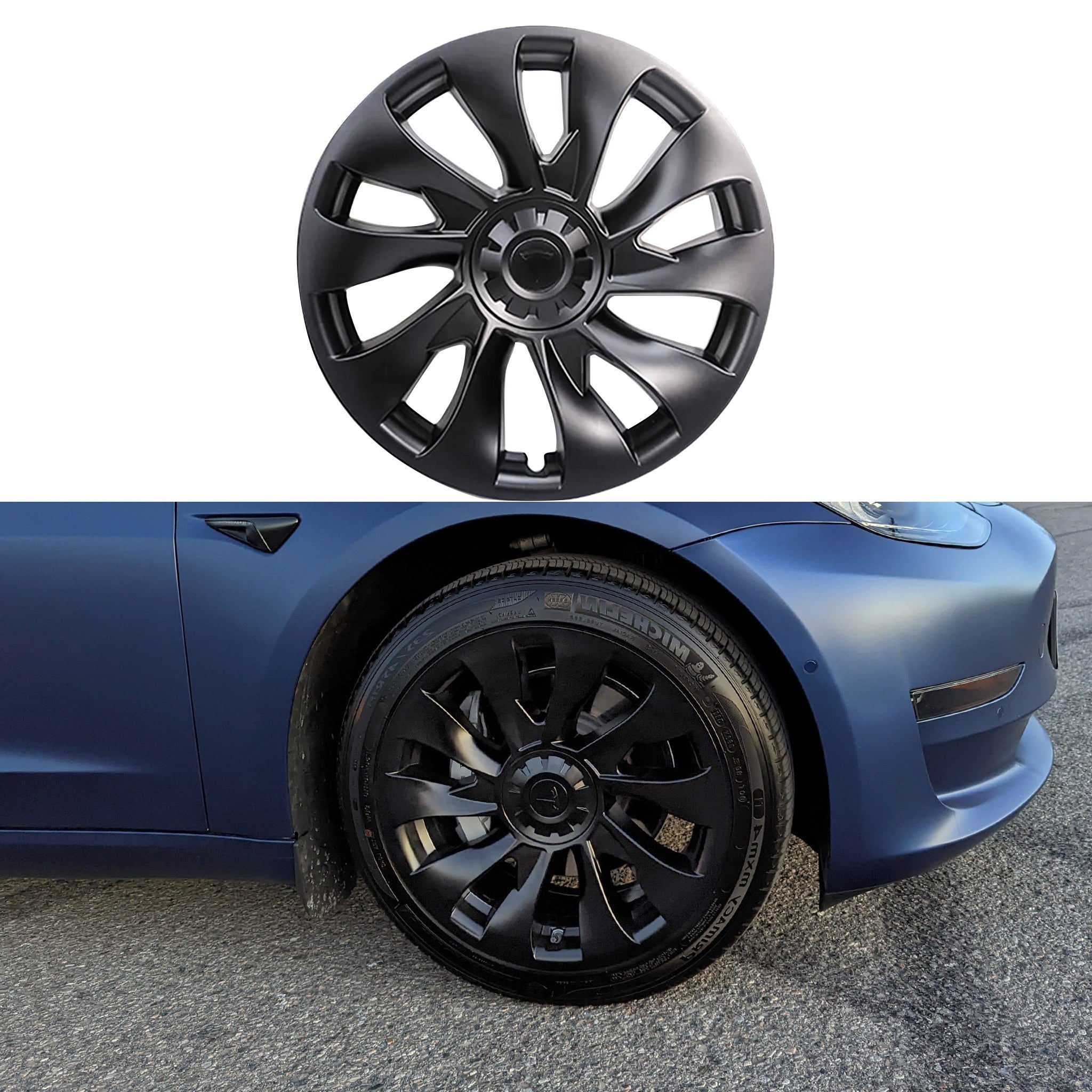 Performance Wheel Covers For Tesla Model 3 18'' Aero Wheels