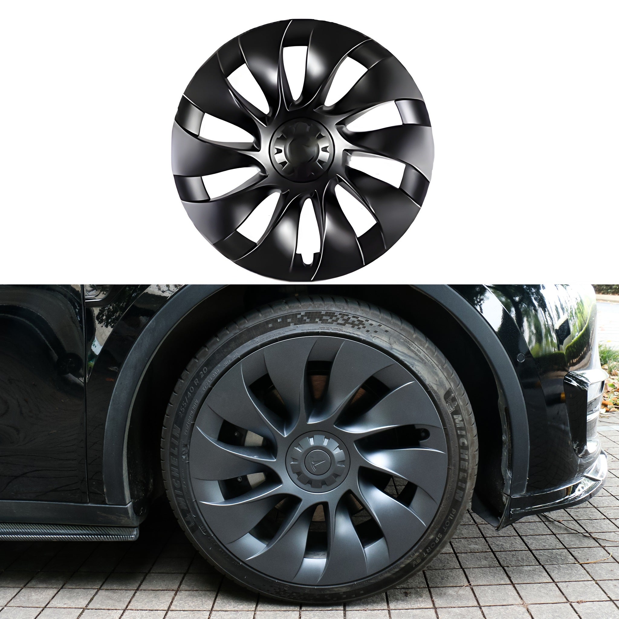 Performance Wheel Covers for Tesla Model Y 20'' Induction Wheels