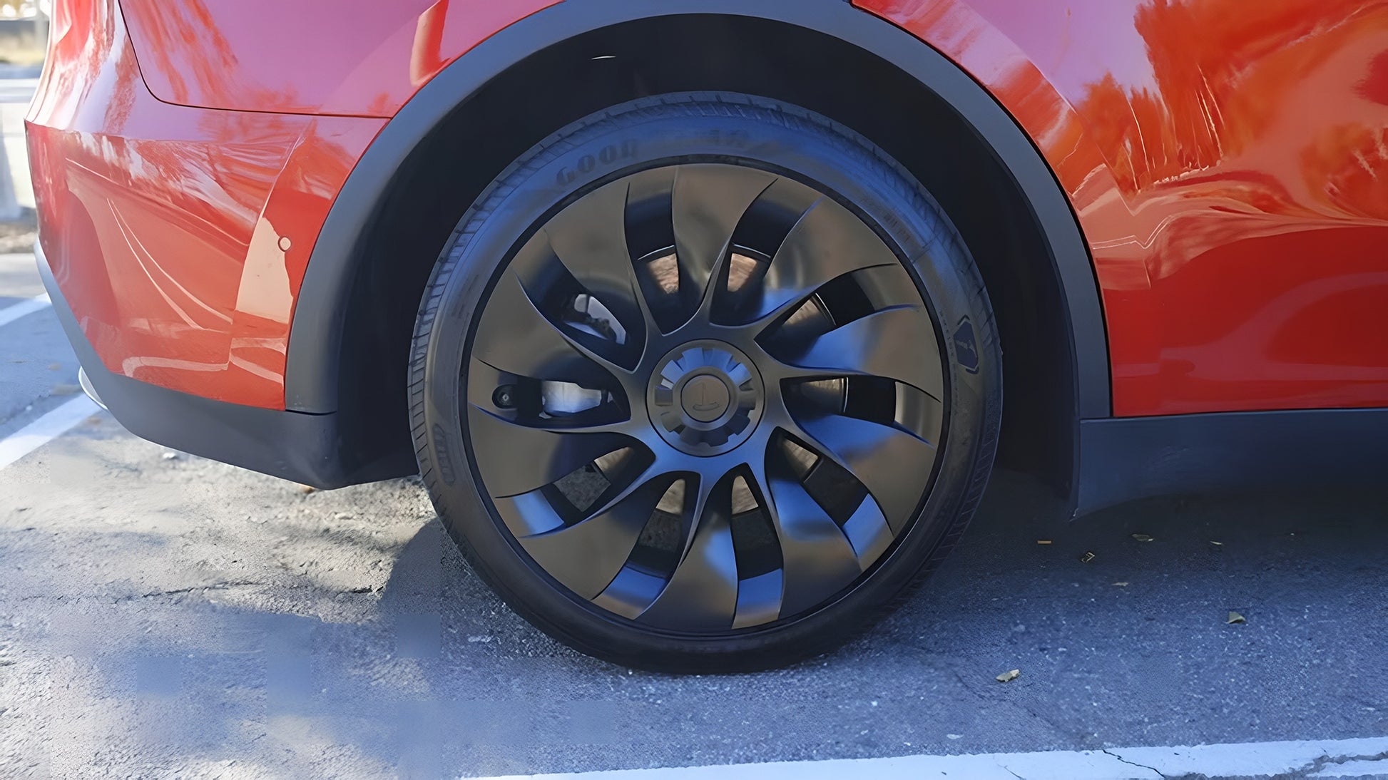 Kit d'enjoliveur de roue pour Tesla modèle Y 2023-2020, 4 pièces