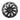Front view of Performance Uberturbine Style Wheel Covers for Tesla Model Y Juniper 20" Helix 2.0 Wheels