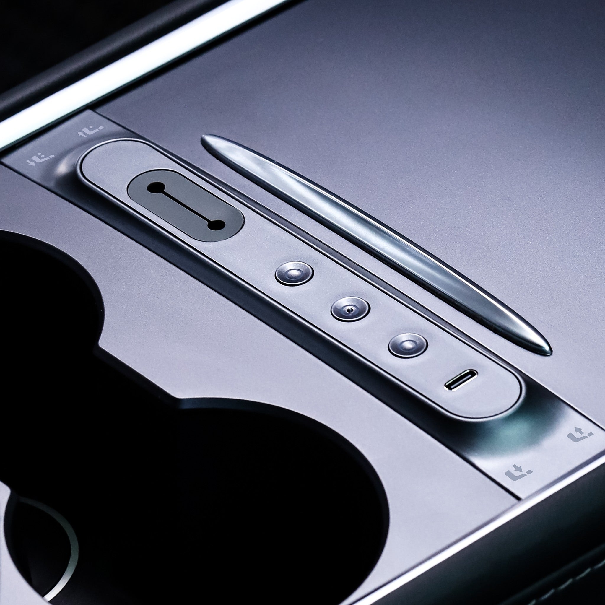 Physical Shortcut Buttons USB Hub For Tesla Model 3/Y 2021+