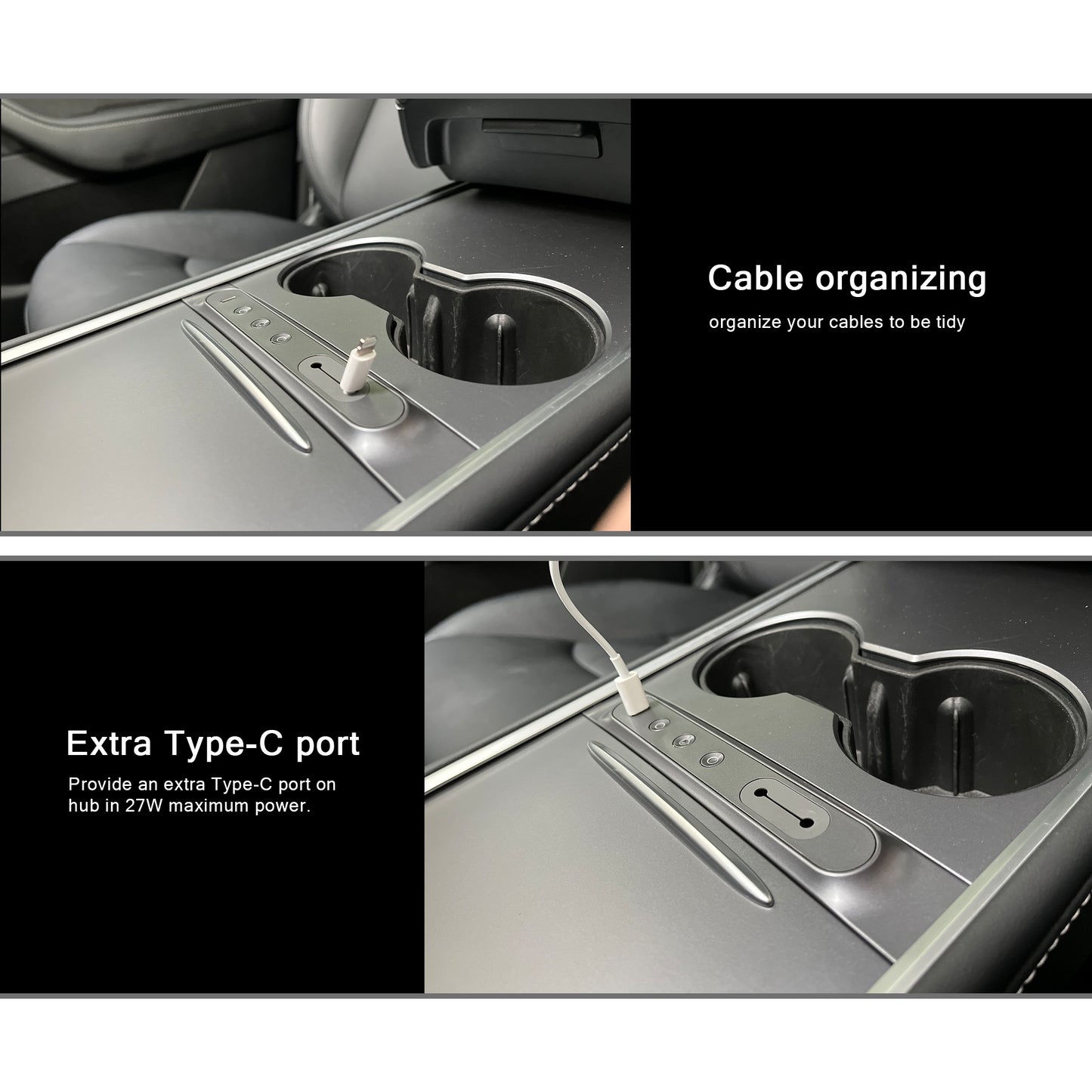Physical Shortcut Buttons Docking Station For Tesla Model 3/Y 2021+