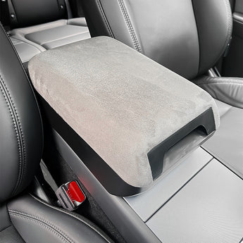 Alcantara Center Armrest with Drawers for Tesla Model Y Juniper 2025+