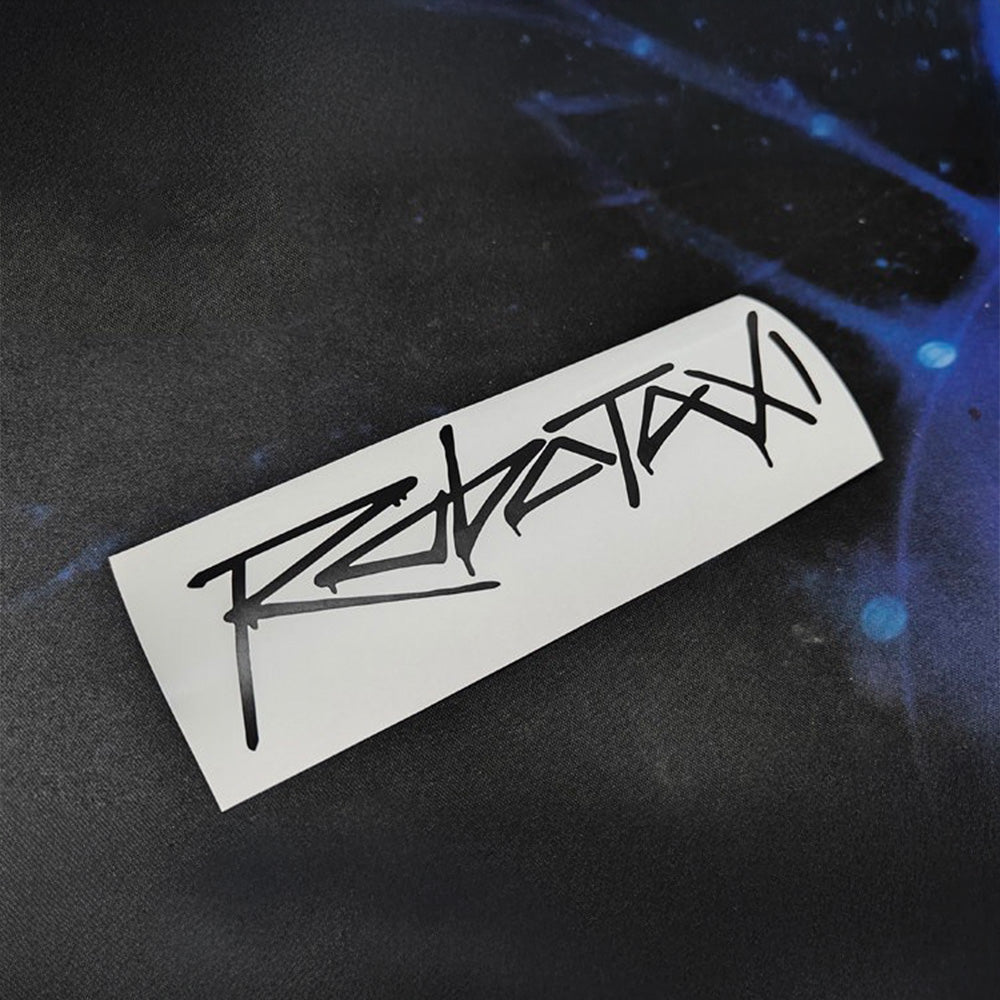 Tesla Robotaxi Exterior Sticker – Premium PVC Decal – Yeslak Tesla ...