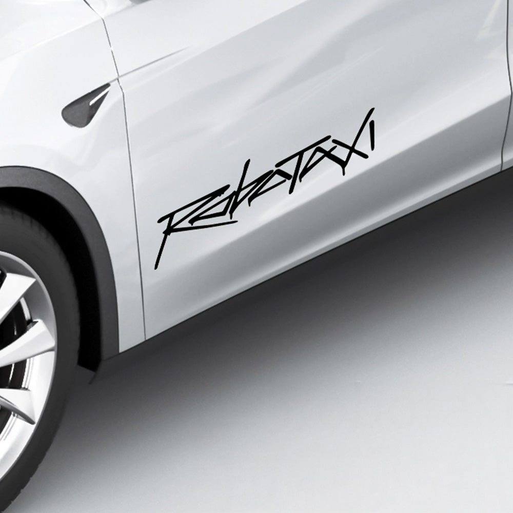 Tesla Robotaxi Exterior Sticker – Premium PVC Decal – Yeslak Tesla ...