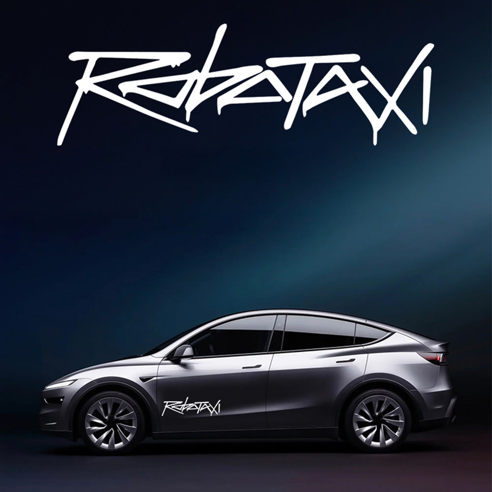 Tesla Robotaxi Exterior Sticker – Premium PVC Decal – Yeslak Tesla ...