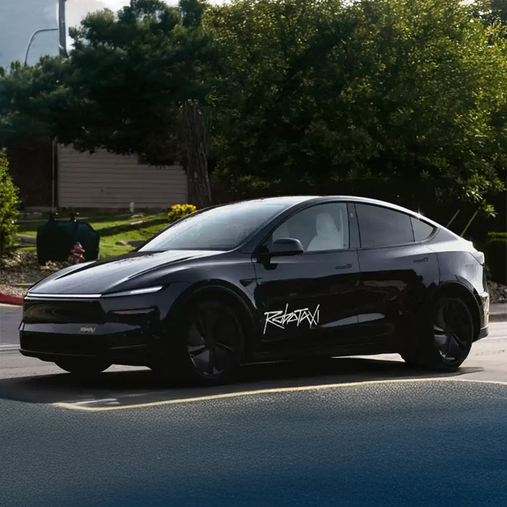 Tesla Sticker Performance Tesla Robotaxi Exterior Sticker – Premium PVC Decal – Yeslak Tesla ...