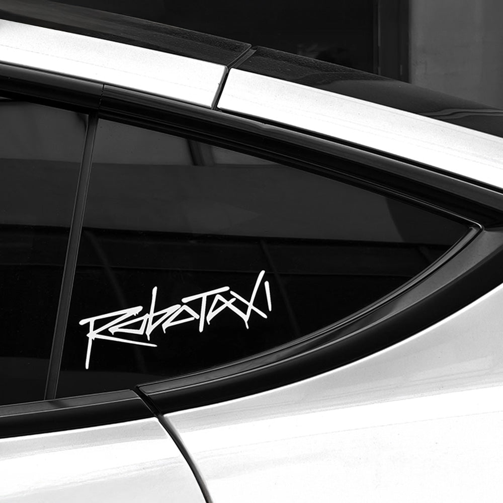 Tesla Robotaxi Exterior Sticker – Premium PVC Decal – Yeslak Tesla ...