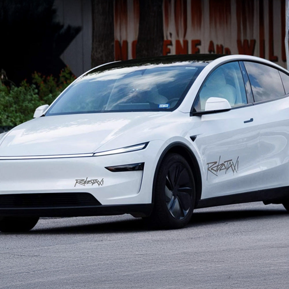 Tesla Build Sticker Tesla Robotaxi Exterior Sticker – Premium PVC Decal – Yeslak Tesla ...