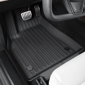 Premium All-Weather Floor Mats for Tesla Model S 2021+ – Heavy-Duty TPE Protection & Luxurious Custom Fit