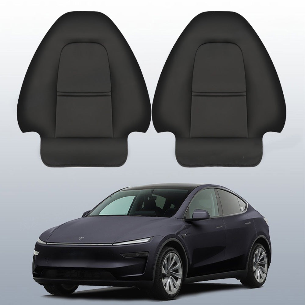 Premium Seat Back Kick Protector for Tesla Model Y Juniper 2025+ | Waterproof, OEM-Matched Design with Storage Pocket