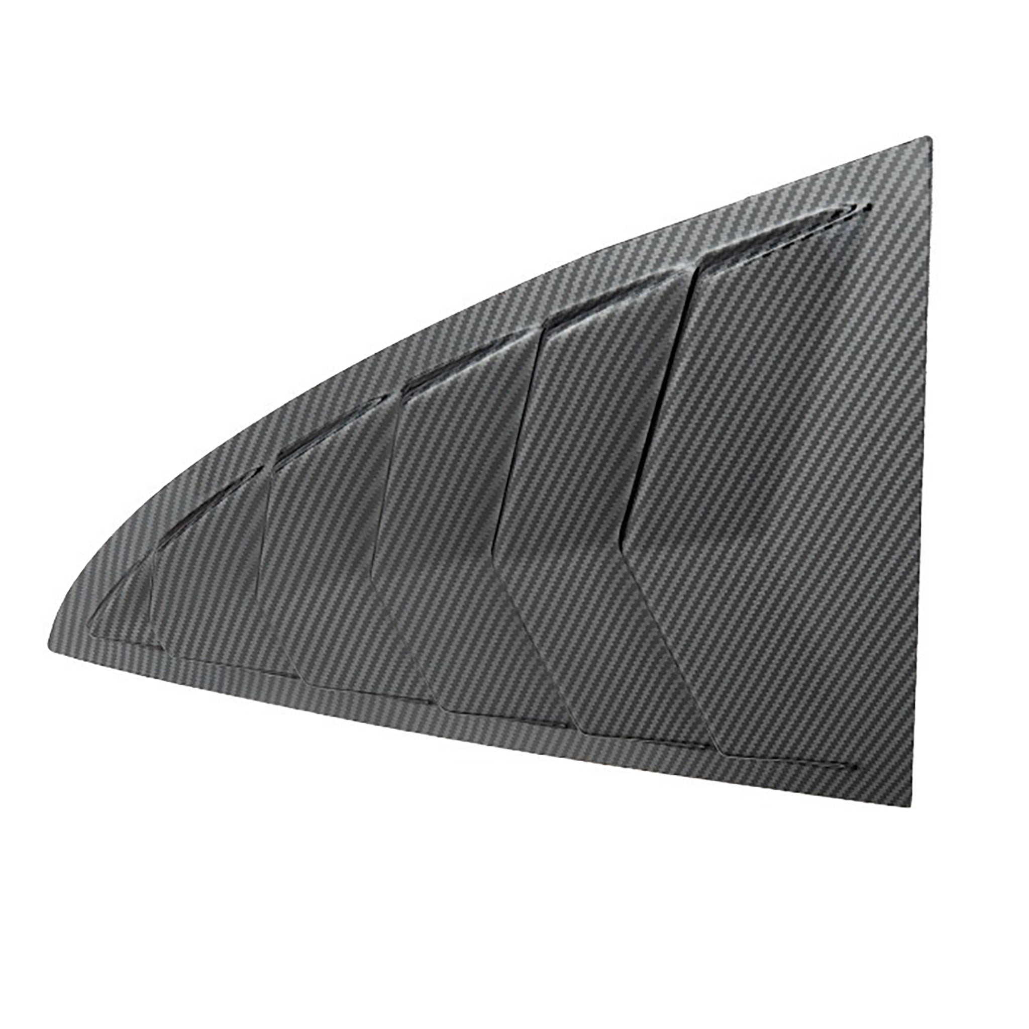 Rear Window Tesla Racing-Style Rear Side Quarter Window Louvers for Tesla Model 3 2017-2 ...