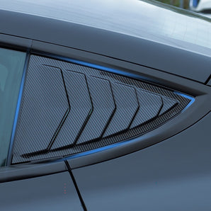 Racing-Style Rear Side Quarter Window Louvers for Tesla Model 3 2017-2024