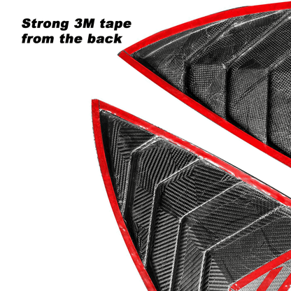Rear Side Window Louvers For Tesla Model Y