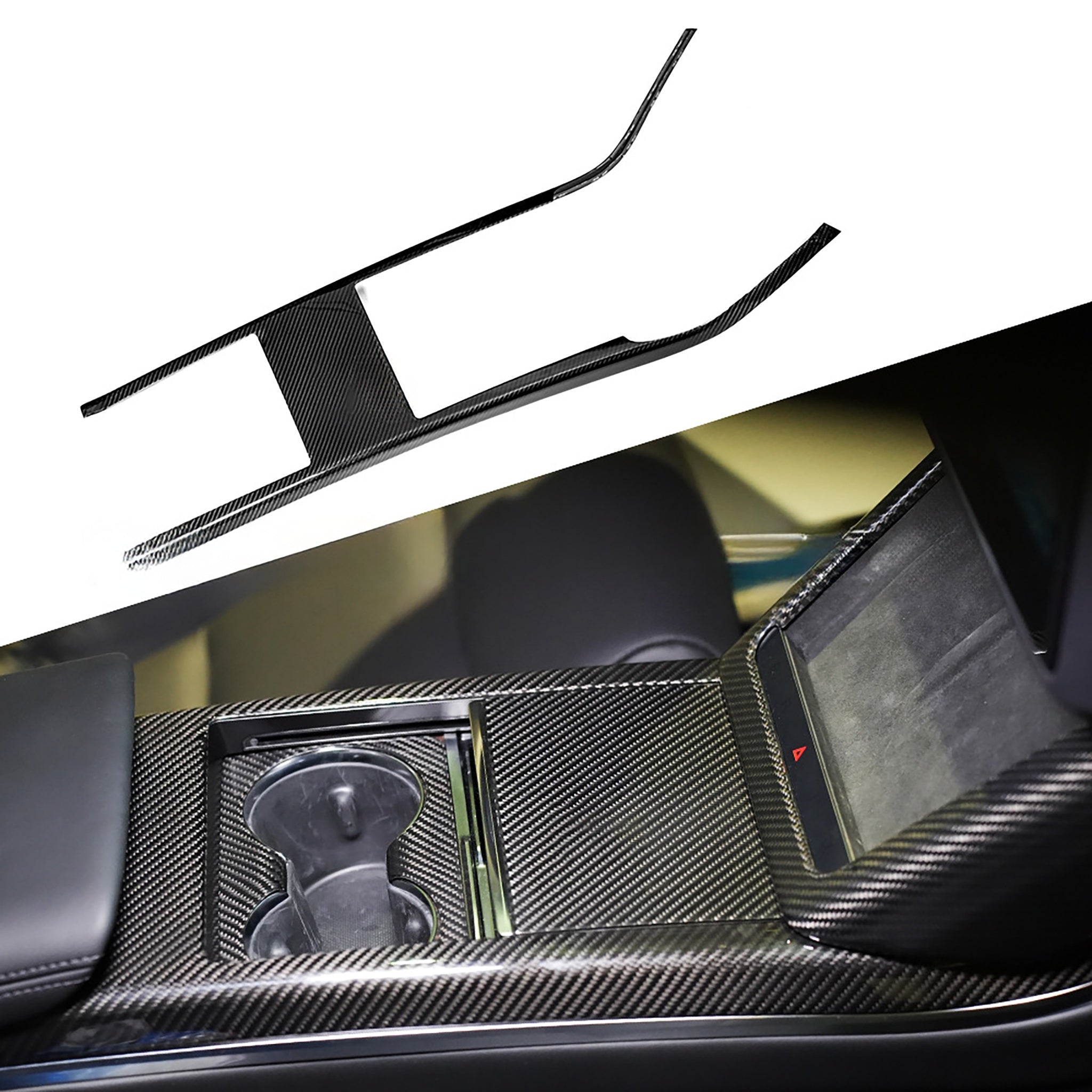 Center Console Side Trim For 2021+ Tesla Model S/X