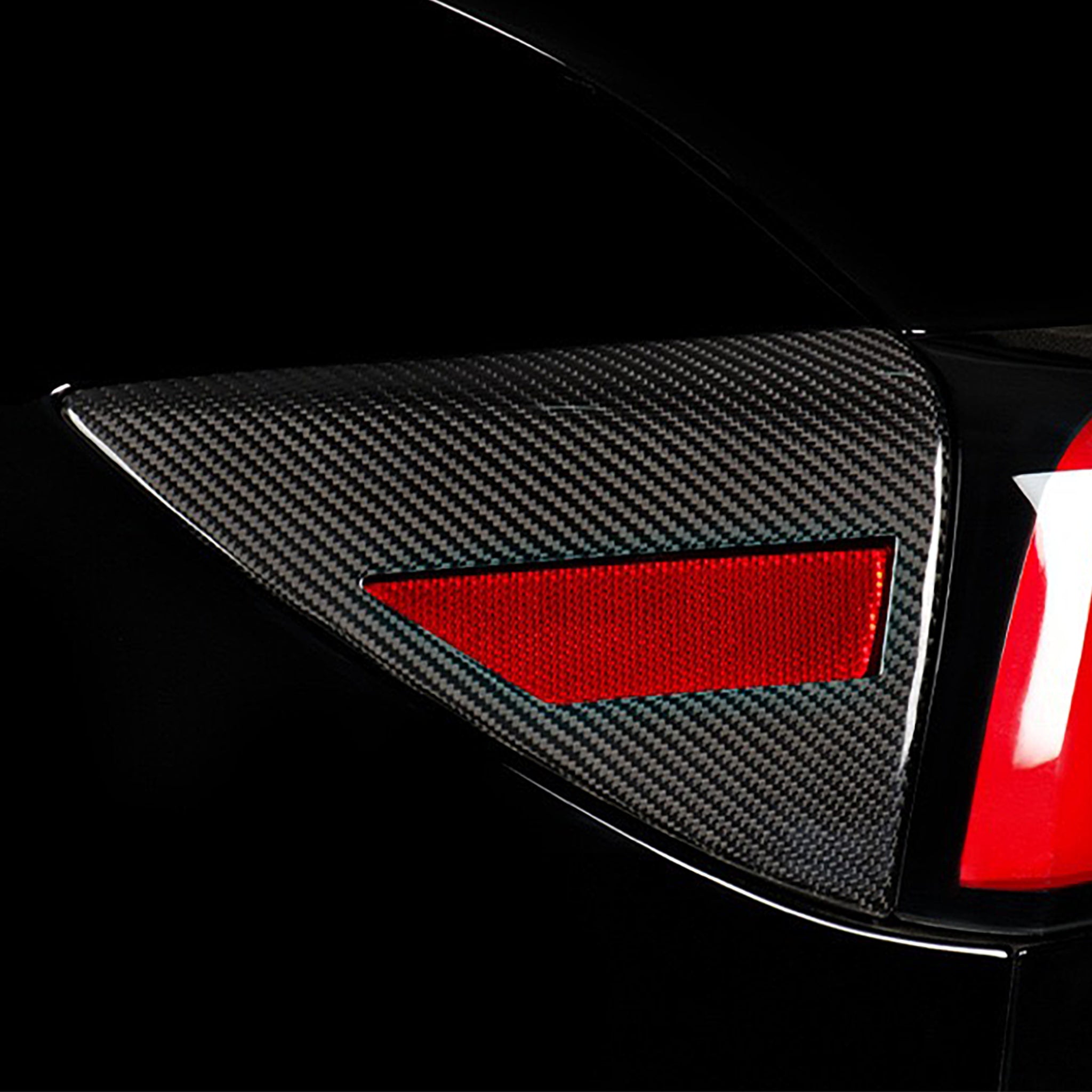 Carbon Fiber Charging Port Panel Trim Cover For Tesla Model Y & 3 & Model 3 Highland