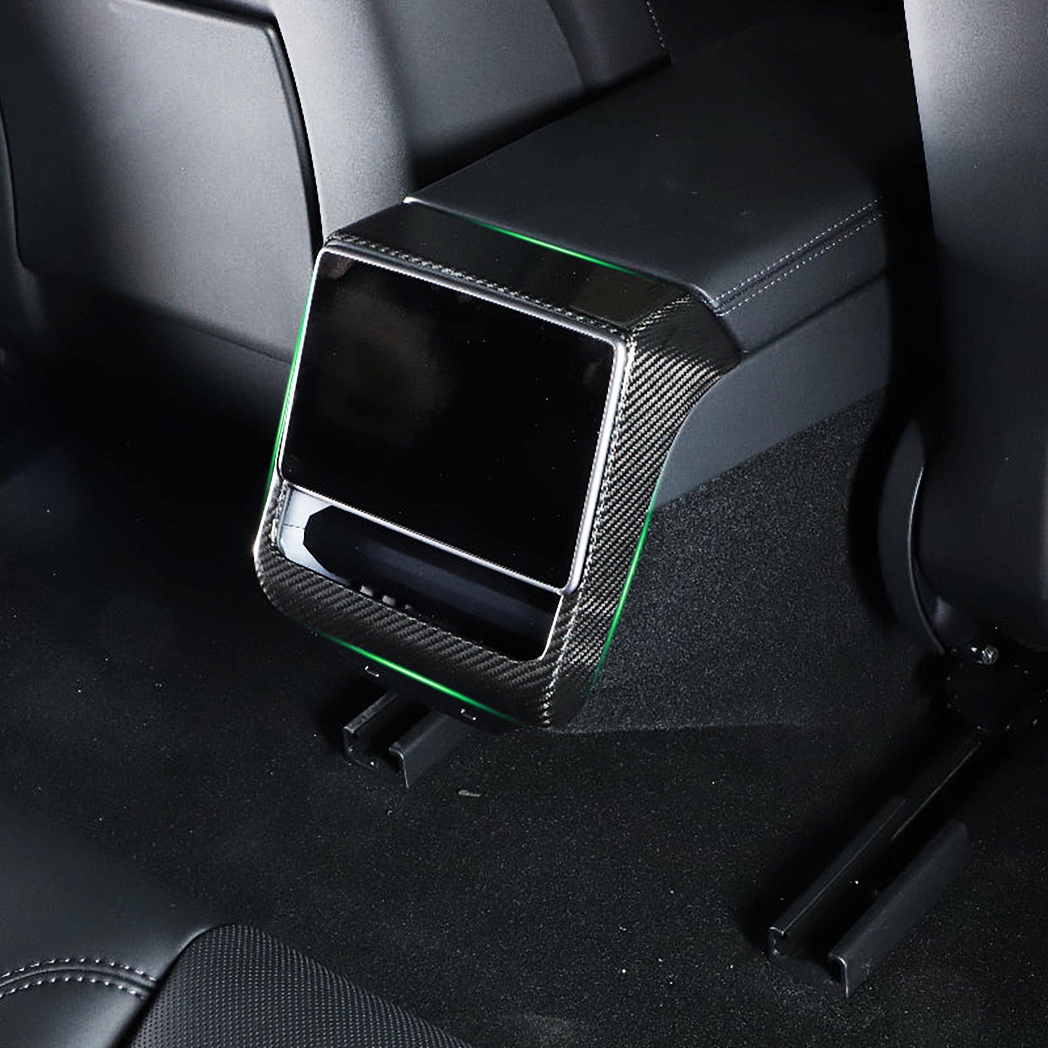 Right Rear Screen Part Carbon Fiber Rear Screen Frame for 2024+ Model 3 & 2025+ Model Y – Yeslak